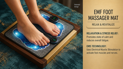 EMS Foot Massager Mat for Pain Relief & Circulation
