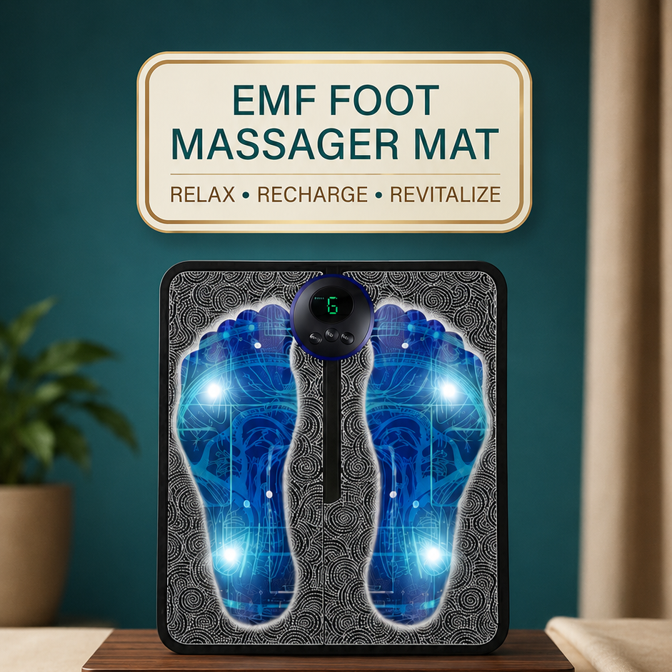 EMS Foot Massager Mat for Pain Relief & Circulation
