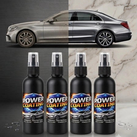 Advanced Nano Ceramic Coating Spray for Cars & Bikes - High Gloss & Water Repellent (Super Saver Pack of 4)